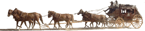 Kutsche, Pferde - Бесплатный анимированный гифка