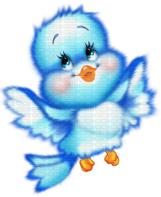 Kaz_Creations Cartoons  Cartoon Cute Blue Bird - фрее пнг