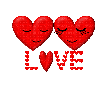 love couple hearts  gif - Бесплатни анимирани ГИФ
