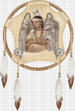 Attrape rêve indien.Cheyenne63 - GIF animé gratuit