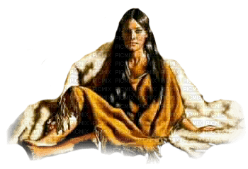American Indian woman bp - png gratis