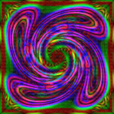 neon spiral - Бесплатный анимированный гифка