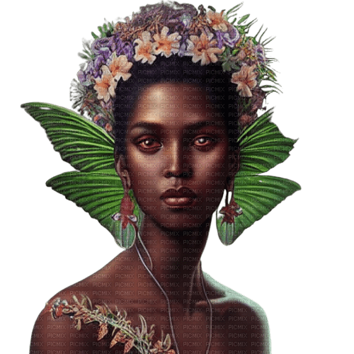 kikkapink fantasy african woman - 無料png