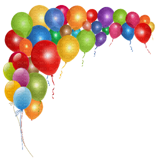 Kaz_Creations Party Balloons - png gratuito