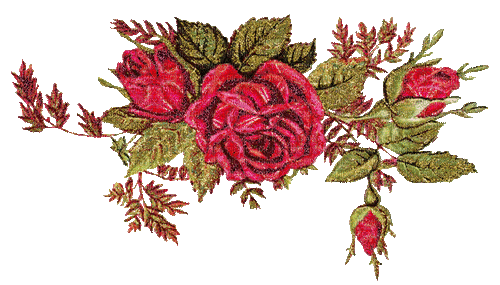 vintage roses - Ilmainen animoitu GIF