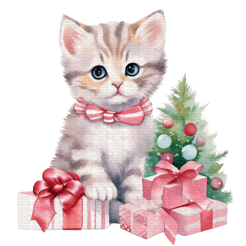 loly33 chat  noël - ilmainen png