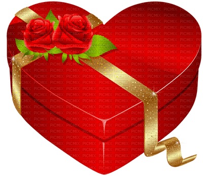 Kaz_Creations Valentine Deco Love Hearts Gift Box - kostenlos png