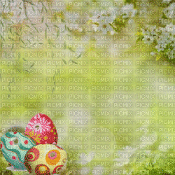 Pâques.Fond.Easter.Background.Victoriabea - Free animated GIF