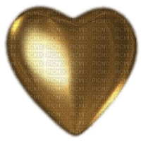 heart-gold - nemokama png