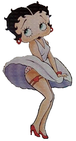 Betty Boop - Ilmainen animoitu GIF