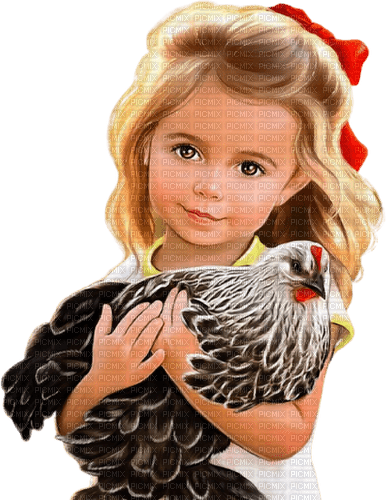 Girl Hen Chicken - Bogusia - Free PNG