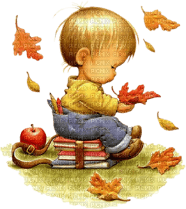 Kaz_Creations Cute Kids Autumn - png gratis
