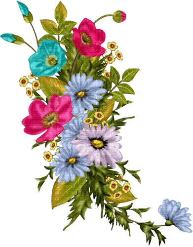 vintage flowers - фрее пнг