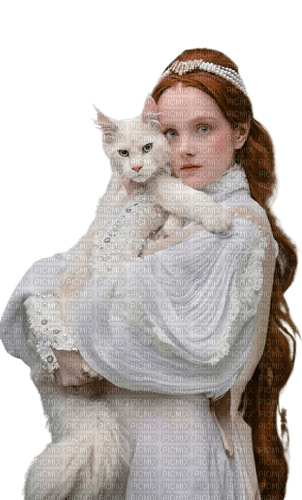 kikkapink woman winter cat - ücretsiz png