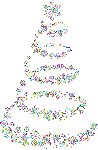 новогодняя ёлка - 免费动画 GIF