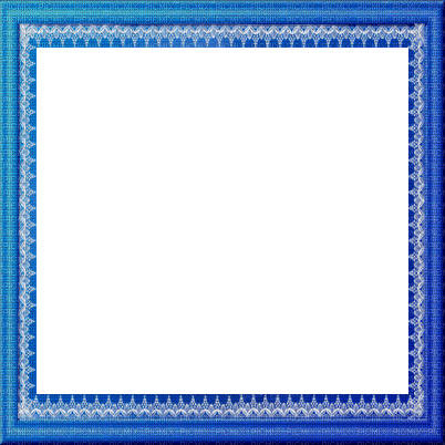 Rena Rahmen Frame animated blue blau - GIF animé gratuit