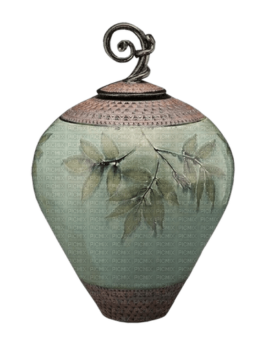 Asian Chinese vase deco sunshine3 - Free PNG
