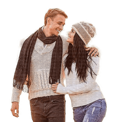 Couple.winter.Automne.Victoriabea - Free PNG