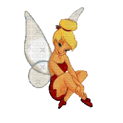 Blinking tinkerbell - Free animated GIF