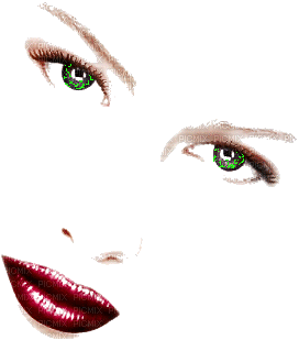 visage de femme - Bezmaksas animēts GIF