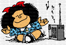 Mafalda - GIF animé gratuit