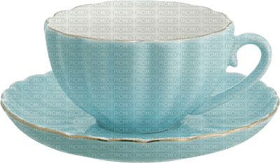 cup-turquoise-deco-minou52 - 免费PNG