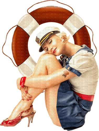 Pin up Vintage Summer - 無料png