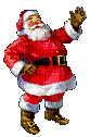 Дед Мороз - Бесплатный анимированный гифка