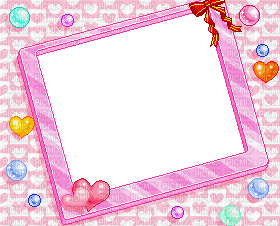 Pink Cute Pixel Frame #2 (Unknown Credtis) - 無料のアニメーション GIF