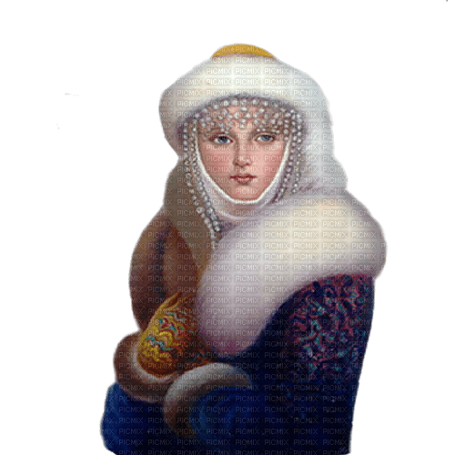 dama invierno dubravka4 - 免费PNG