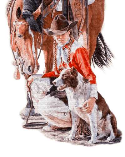 western cowboy milla1959 - PNG gratuit