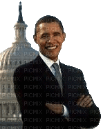 Kaz_Creations Man Homme Barack Obama - Gratis animerad GIF