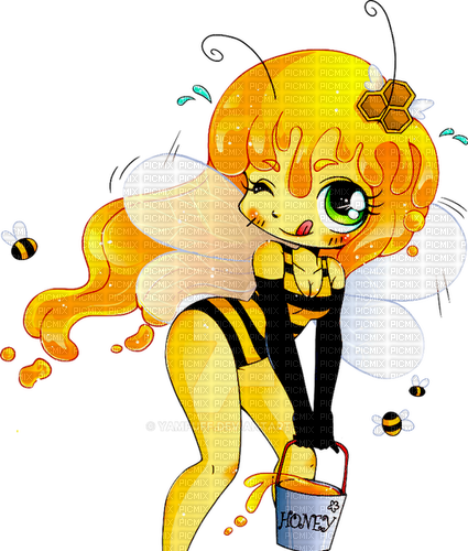 Anime bee / manga abeille - фрее пнг