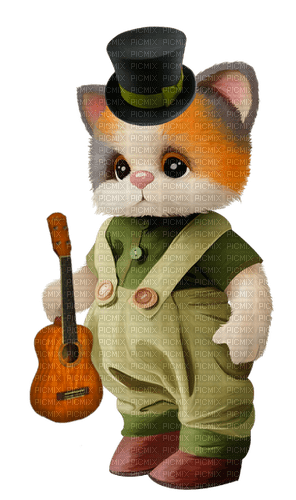 El zorro de la guitarra - nemokama png