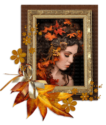 Kaz_Creations Woman Femme Deco Autumn - png gratis