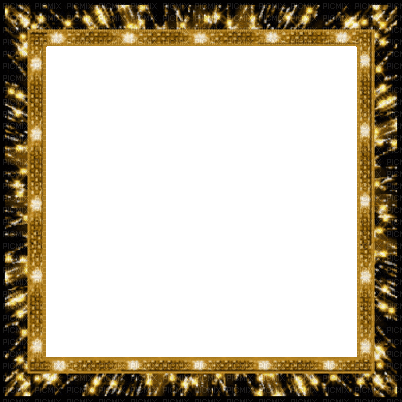 Rena gold black animated Frame Rahmen - Free animated GIF