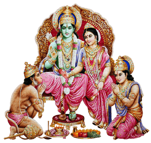 Sita Ram Lakshman Hanuman - ücretsiz png