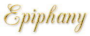 Epiphany text - png gratis