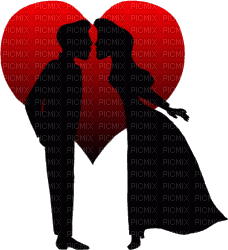 couple kissing bp - GIF animado grátis