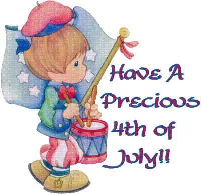 Have a Precious 4th of July - Free animated GIF