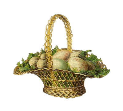 Easter basket bp - zdarma png