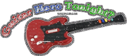 guitar hero - Gratis animeret GIF