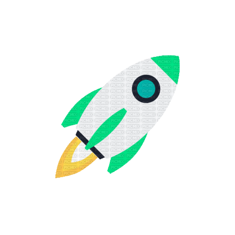 Rocket Ship Space - Zdarma animovaný GIF