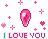 i love you gif heart - Безплатен анимиран GIF