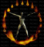 burning man - Бесплатный анимированный гифка