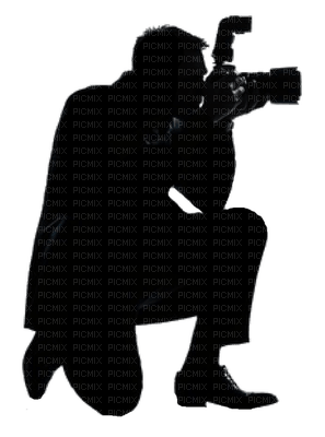 Photographe en position - PNG gratuit