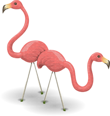 Kaz_Creations Flamingos - zdarma png