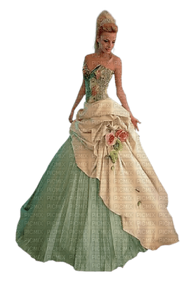 Woman in Gown - png gratuito