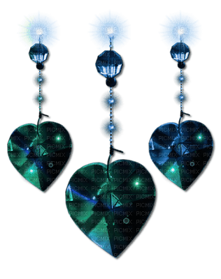 Kaz_Creations Deco Heart Love  Colours Hearts Hanging Dangly Things - bezmaksas png