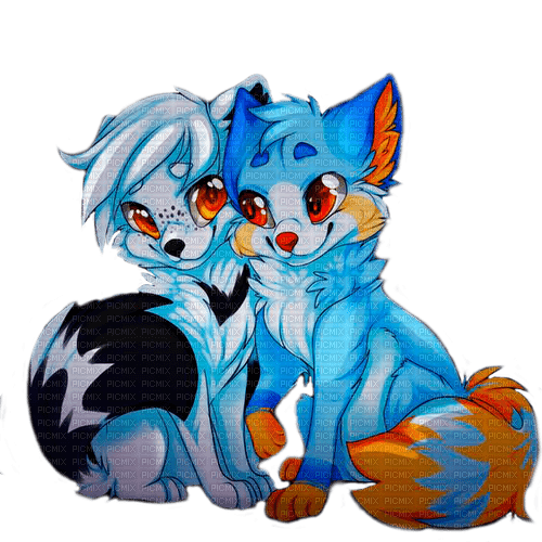 animal couple by nataliplus - 無料png